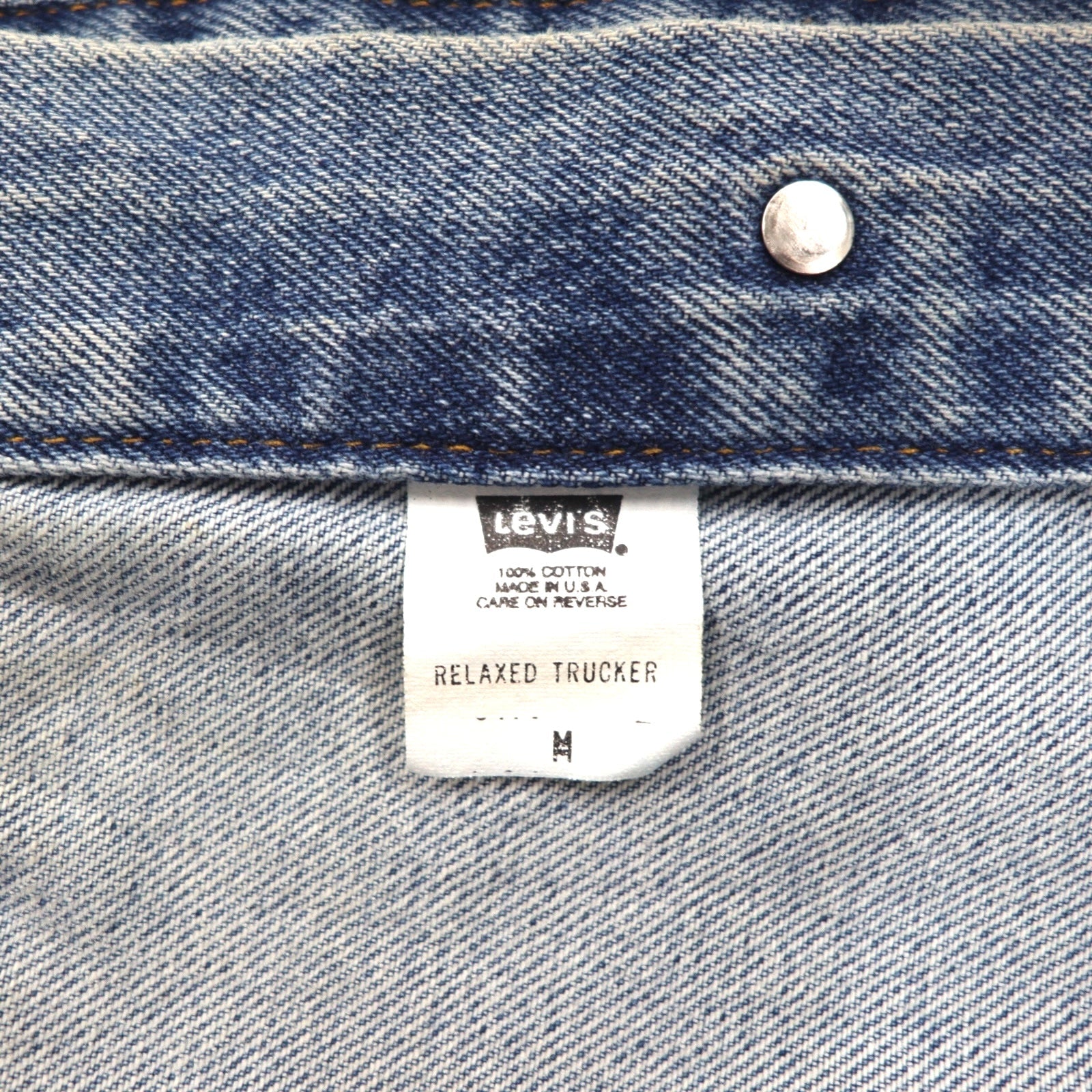 Levi's USA RELAXED TRUCKER Giacca di jeans L Indigo Blu 70507-0389