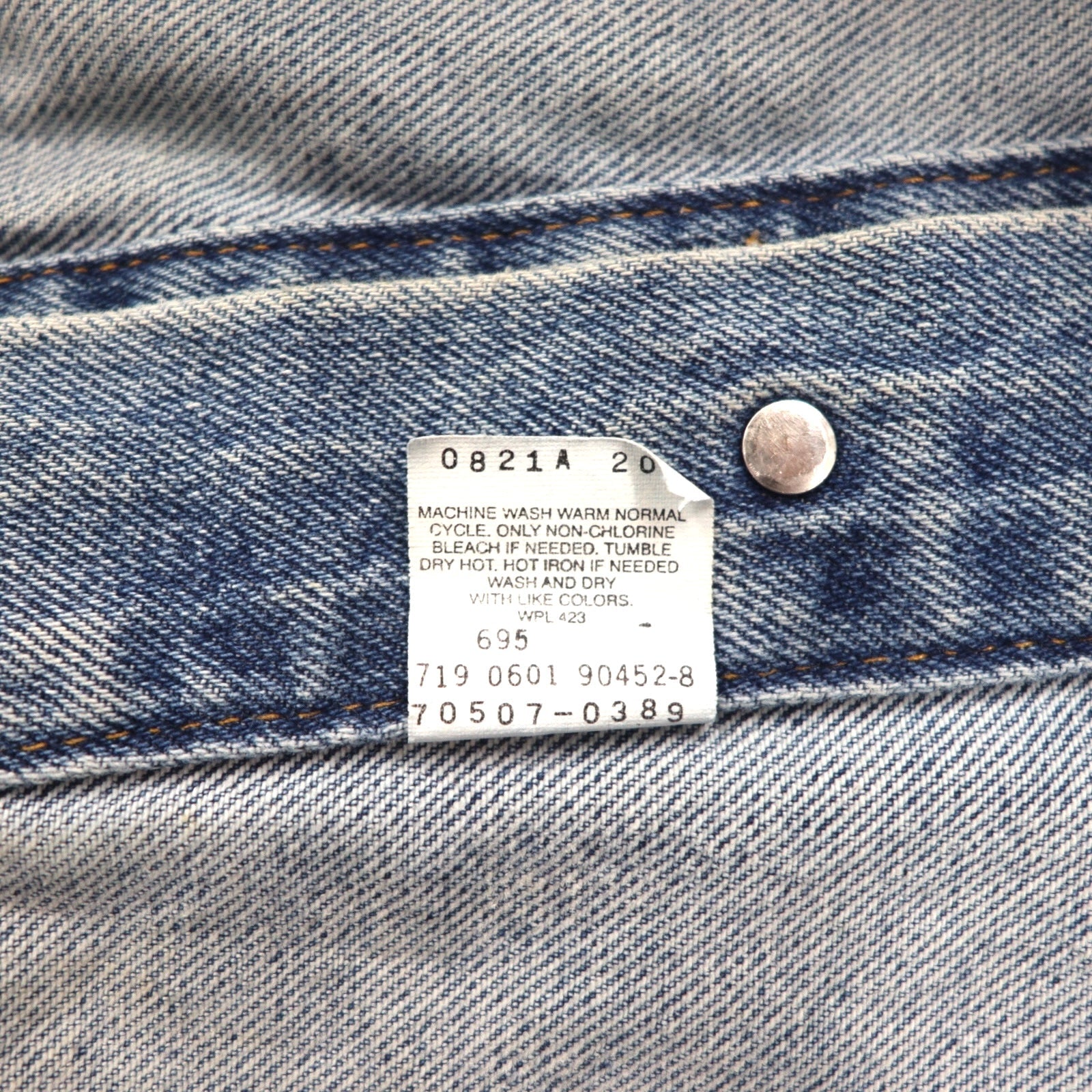 Levi's USA RELAXED TRUCKER Giacca di jeans L Indigo Blu 70507-0389