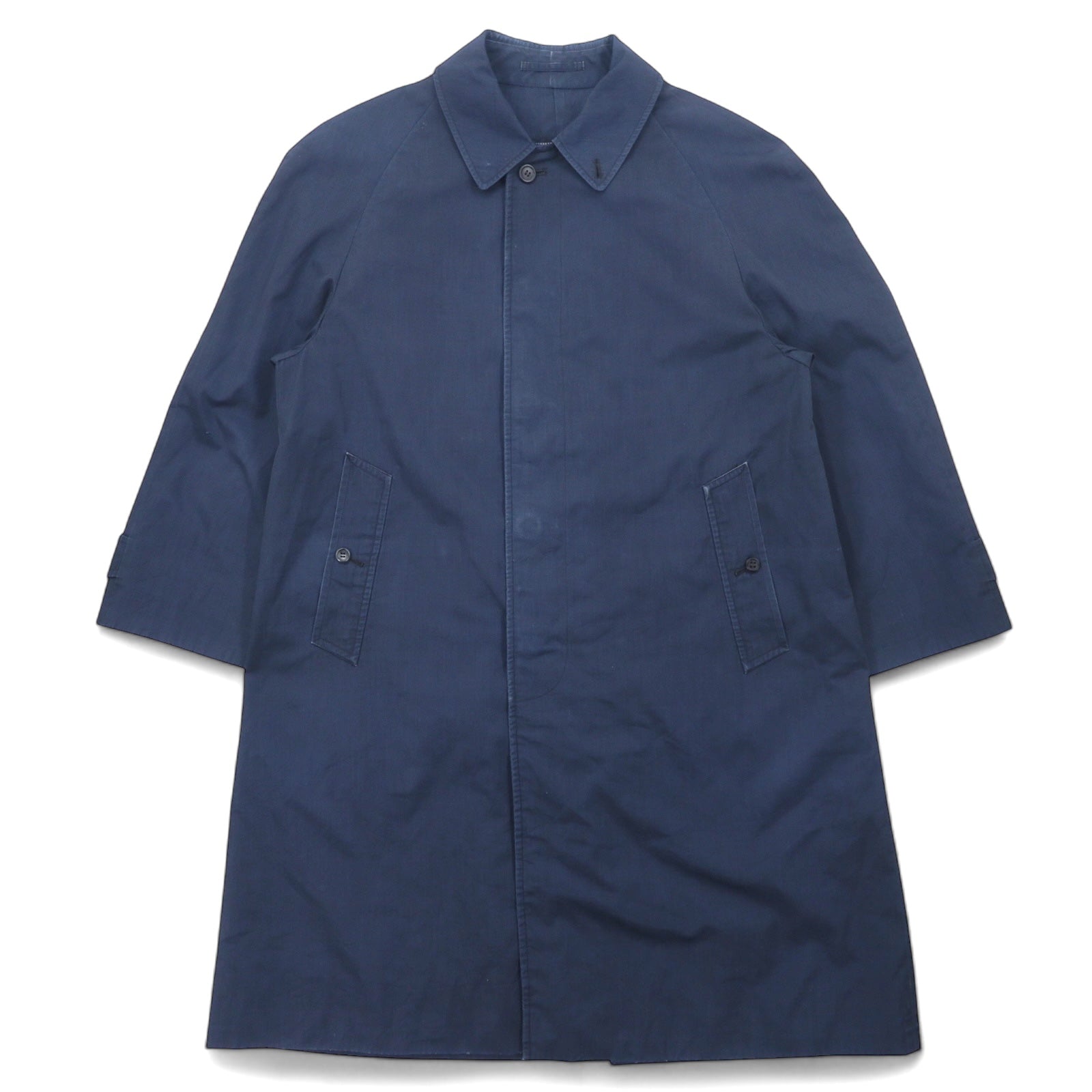 BURBERRYS anni '90 Soprabito monopetto M Blu navy Poliestere