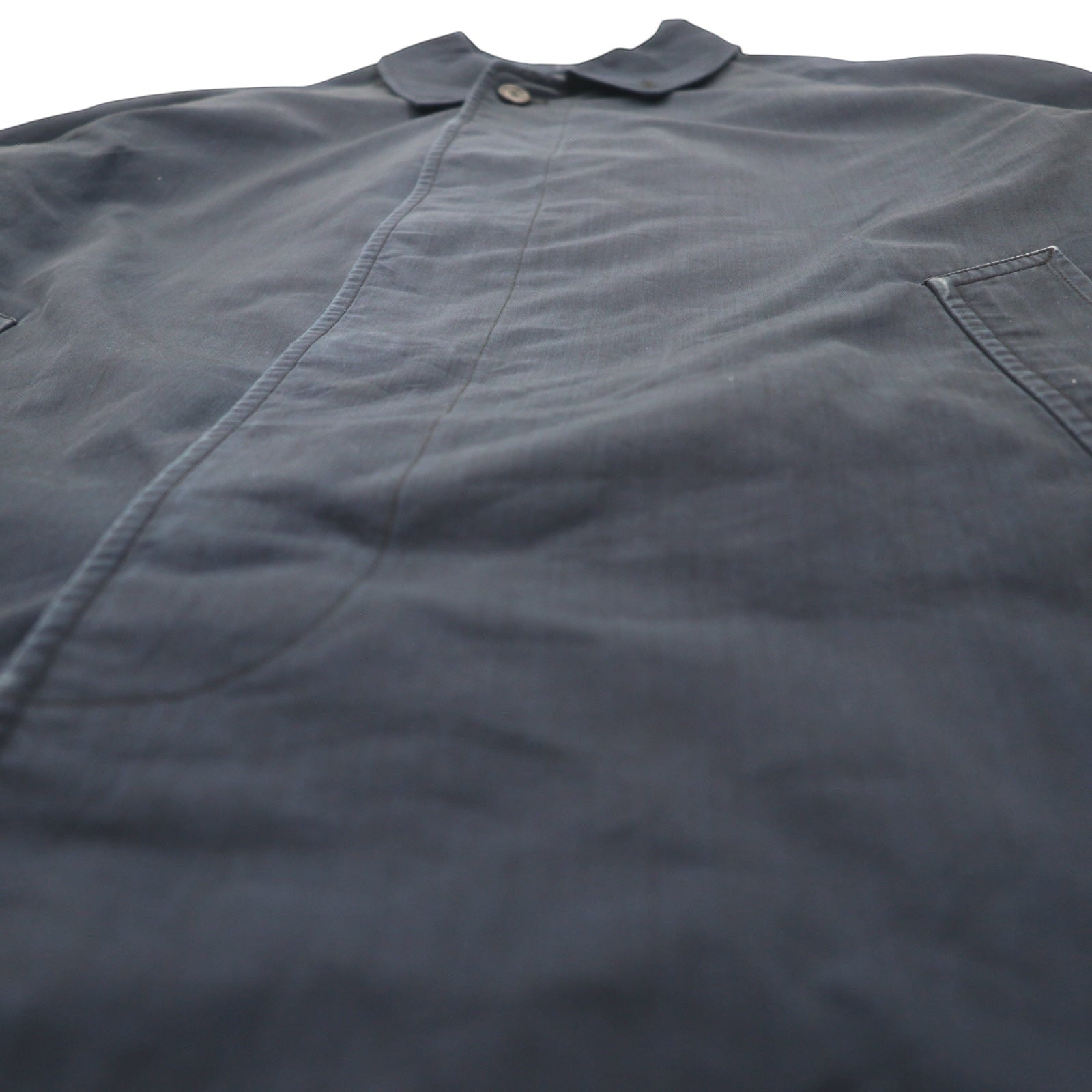 BURBERRYS anni '90 Soprabito monopetto M Blu navy Poliestere