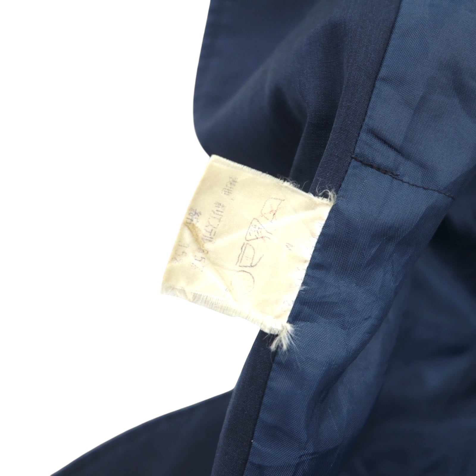 BURBERRYS anni '90 Soprabito monopetto M Blu navy Poliestere
