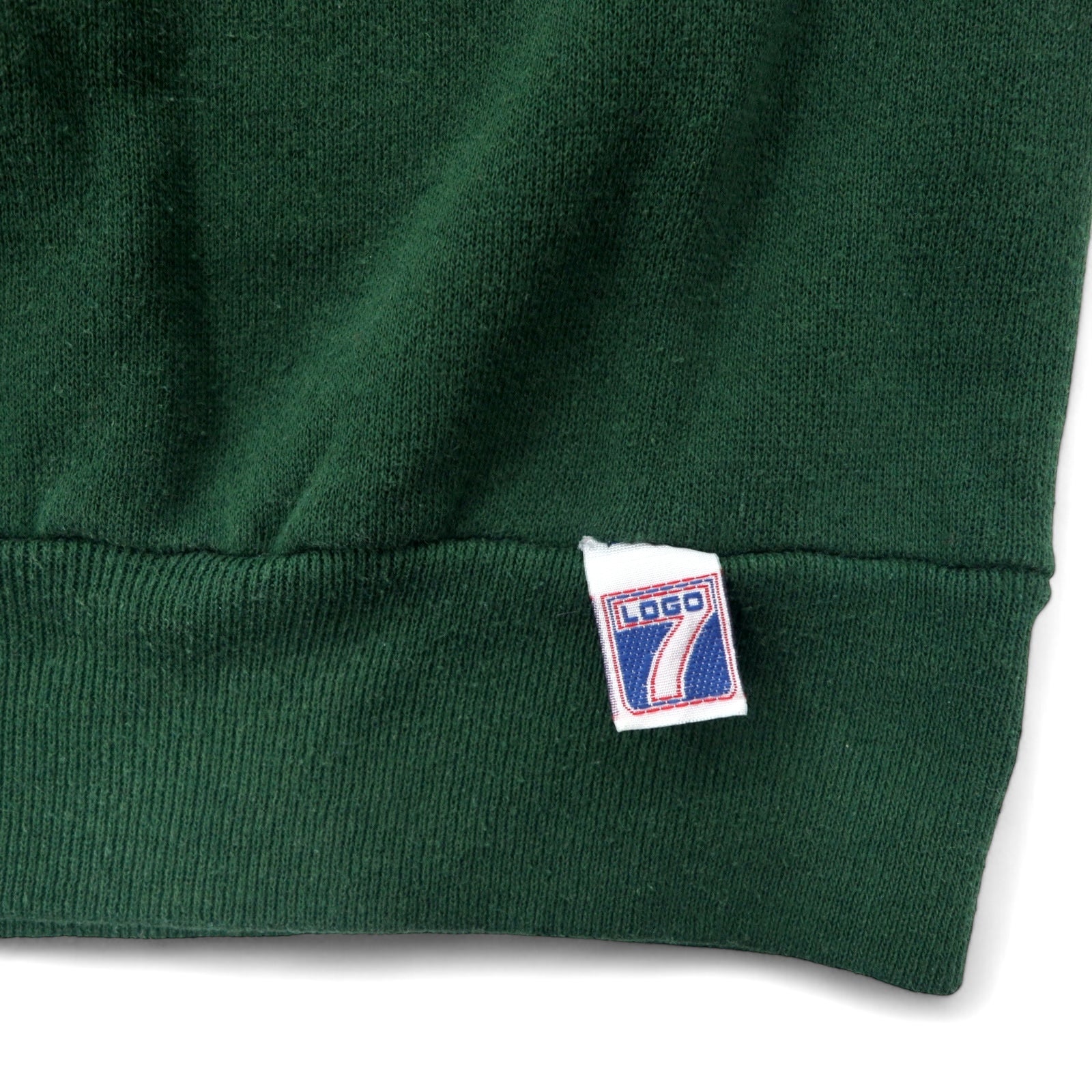 Felpa stampata LOGO 7 NFL anni '90, made in USA, taglia L, cotone, verde, GREEN BAY PACKERS