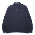 HUGO BOSS ハーフジップ コットンニット セーター XXL ネイビー