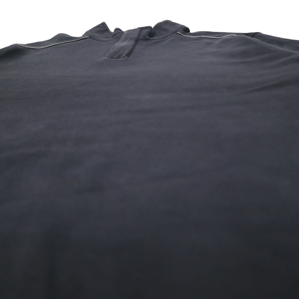 HUGO BOSS ハーフジップ コットンニット セーター XXL ネイビー