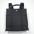 HERMES エールライン サックアドPM リュック バックパック グレー キャンバス フランス製