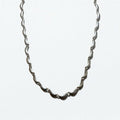 Collana Vintage in Argento Collana con Design a Mezzaluna Argento 925