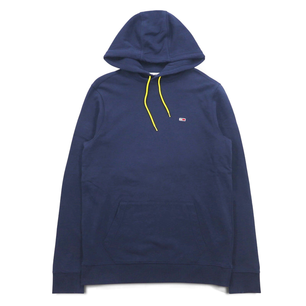 TOMMY JEANS Felpa con cappuccio L Blu navy Stampa posteriore Mikina Flag Graphic DM0DM08703