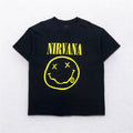 NIRVANA T-shirt ufficiale rock band XL nera cotone Made in Nicaragua