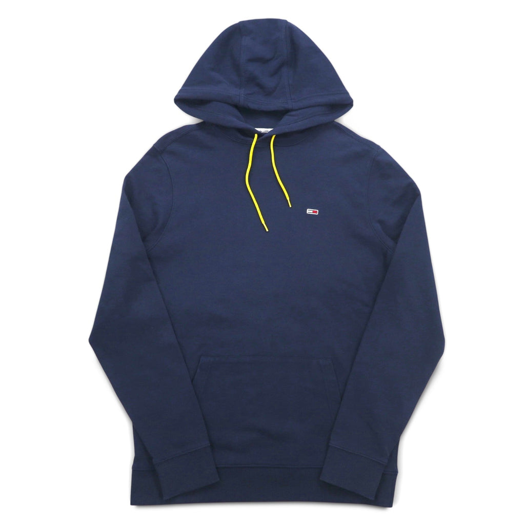 TOMMY JEANS Felpa con cappuccio L Blu navy Stampa posteriore Mikina Flag Graphic DM0DM08703