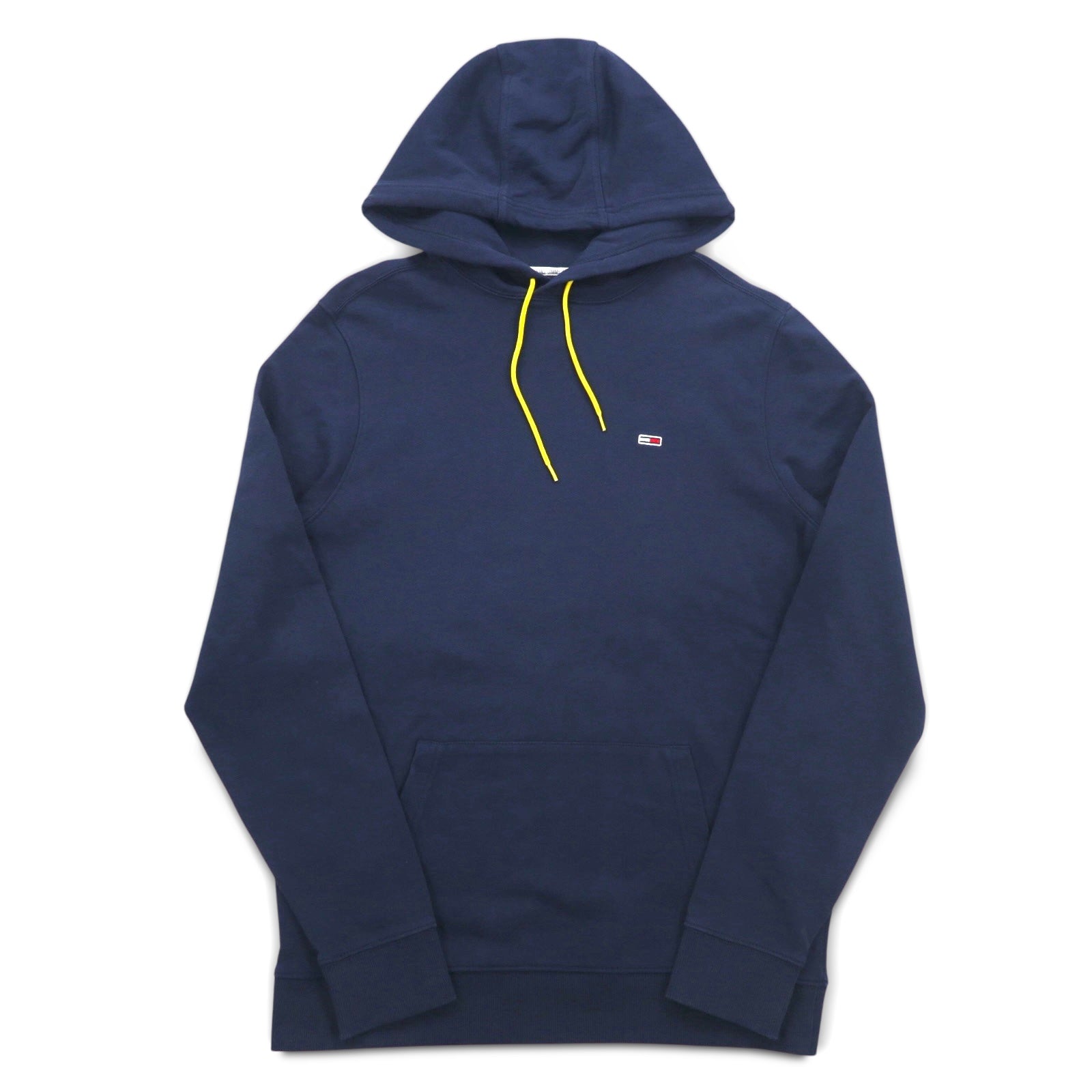 TOMMY JEANS Felpa con cappuccio L Blu navy Stampa posteriore Mikina Flag Graphic DM0DM08703