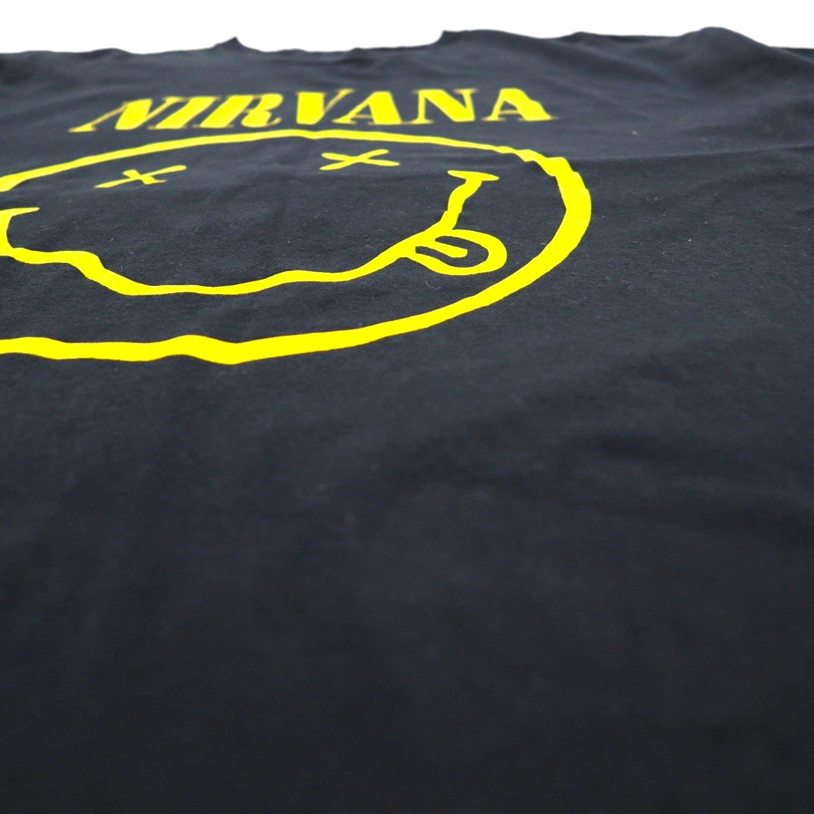 NIRVANA T-shirt ufficiale rock band XL nera cotone Made in Nicaragua