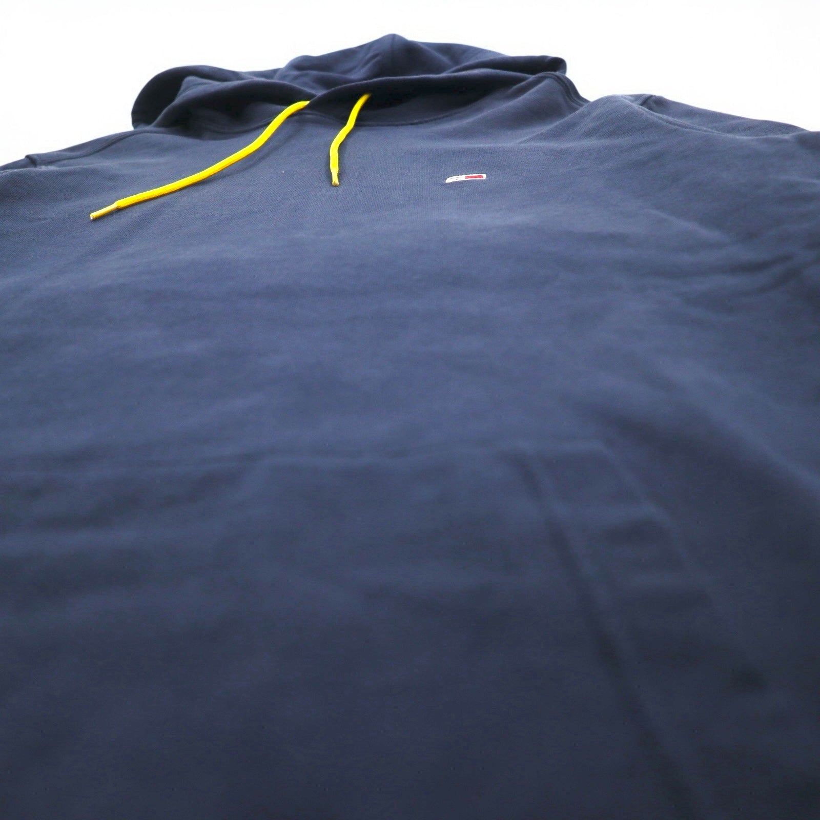 TOMMY JEANS Felpa con cappuccio L Blu navy Stampa posteriore Mikina Flag Graphic DM0DM08703