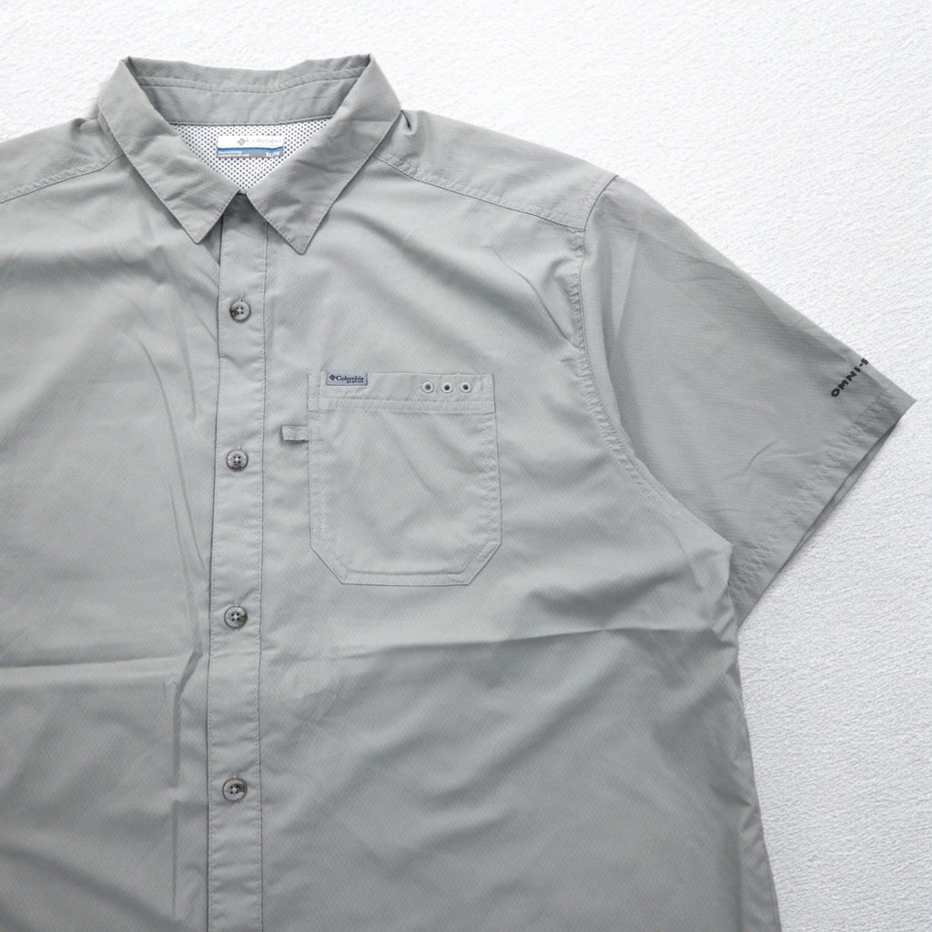 Columbia PFG Omni-Shade Slack Tide Camp Shirt Camicia da pesca XL Grigio Poliestere FM7042