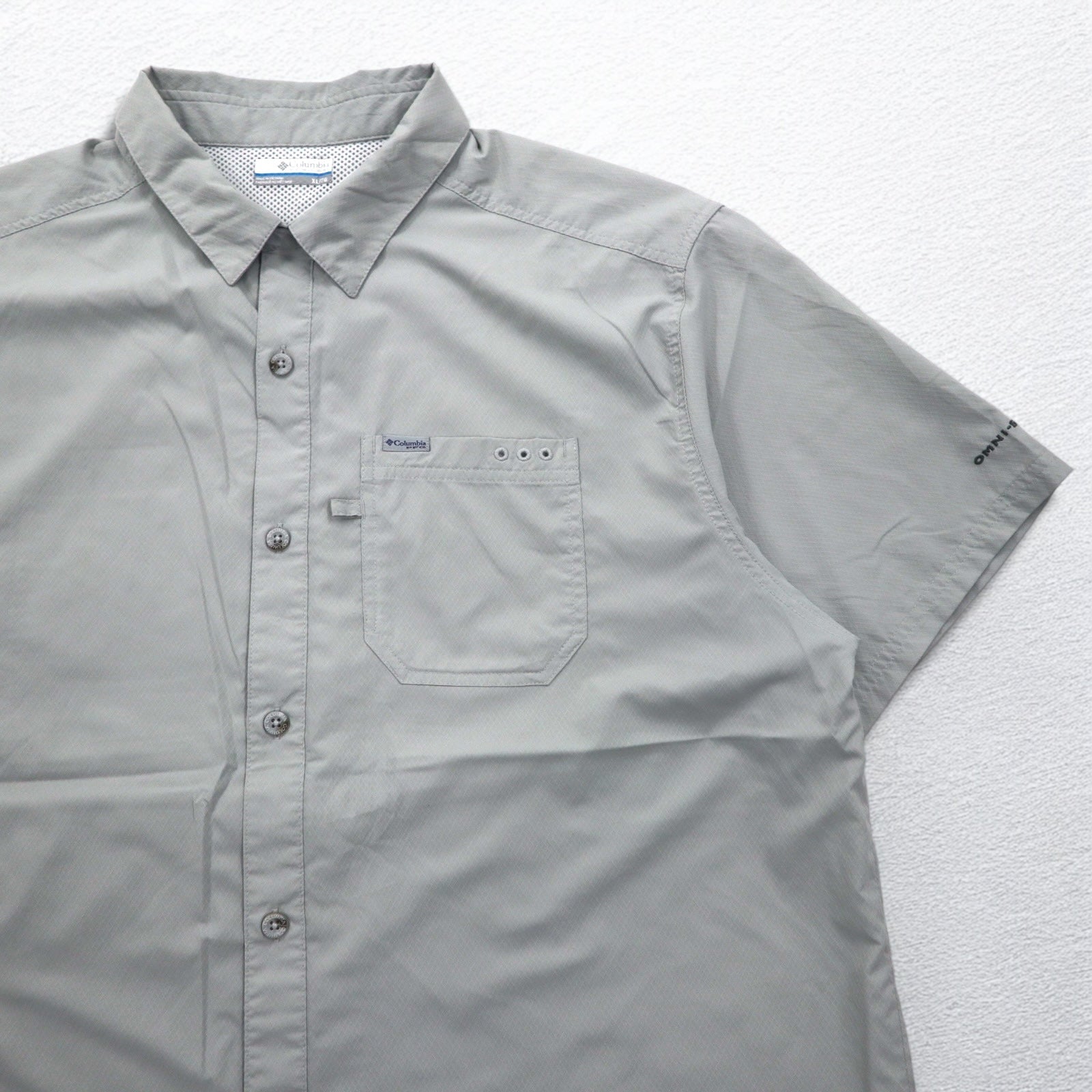 Columbia PFG Omni-Shade Slack Tide Camp Shirt Camicia da pesca XL Grigio Poliestere FM7042