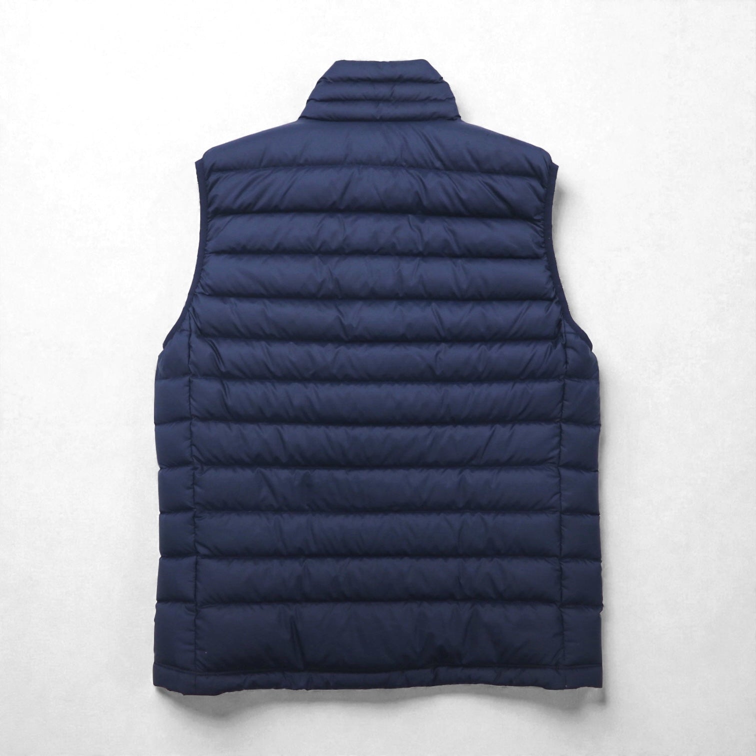 Patagonia ダウン セーター ベスト S ネイビー グースダウン 84622 フルジップ ハイネック