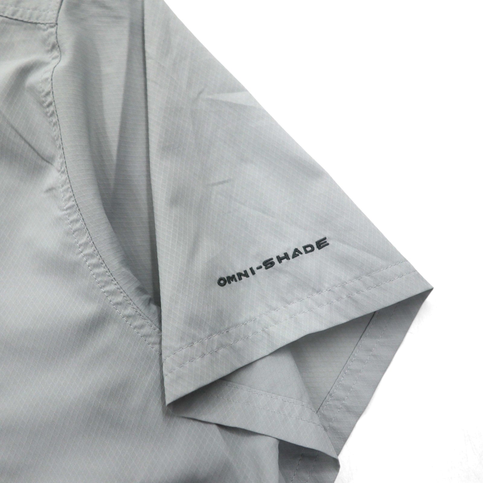 Columbia PFG オムニシェード OMNI-SHADE スラックタイドキャンプシャツ フィッシングシャツ XL グレー ポリエステル FM7042