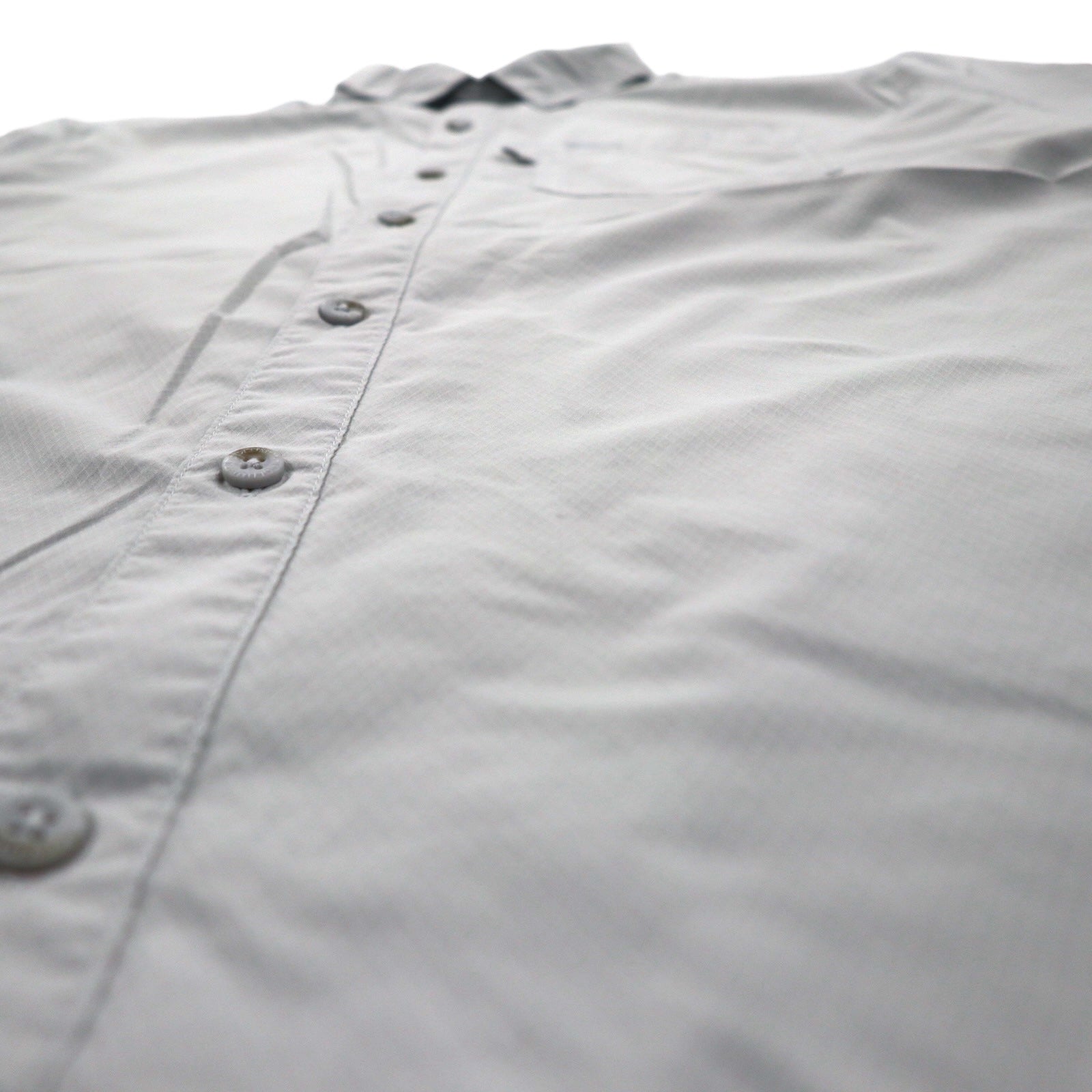 Columbia PFG オムニシェード OMNI-SHADE スラックタイドキャンプシャツ フィッシングシャツ XL グレー ポリエステル FM7042