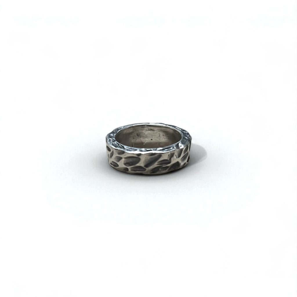Anello Vintage Argento Testurizzato Martellato Anello con martellatura 13 IT Argento 925