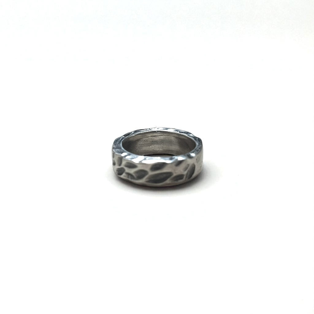 Anello Vintage Argento Testurizzato Martellato Anello con martellatura 13 IT Argento 925