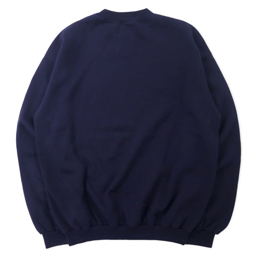 ARS Felpa ricamata da marinaio, Made in Italy, XL, blu navy, cotone, interno felpato, Ocean Majesty