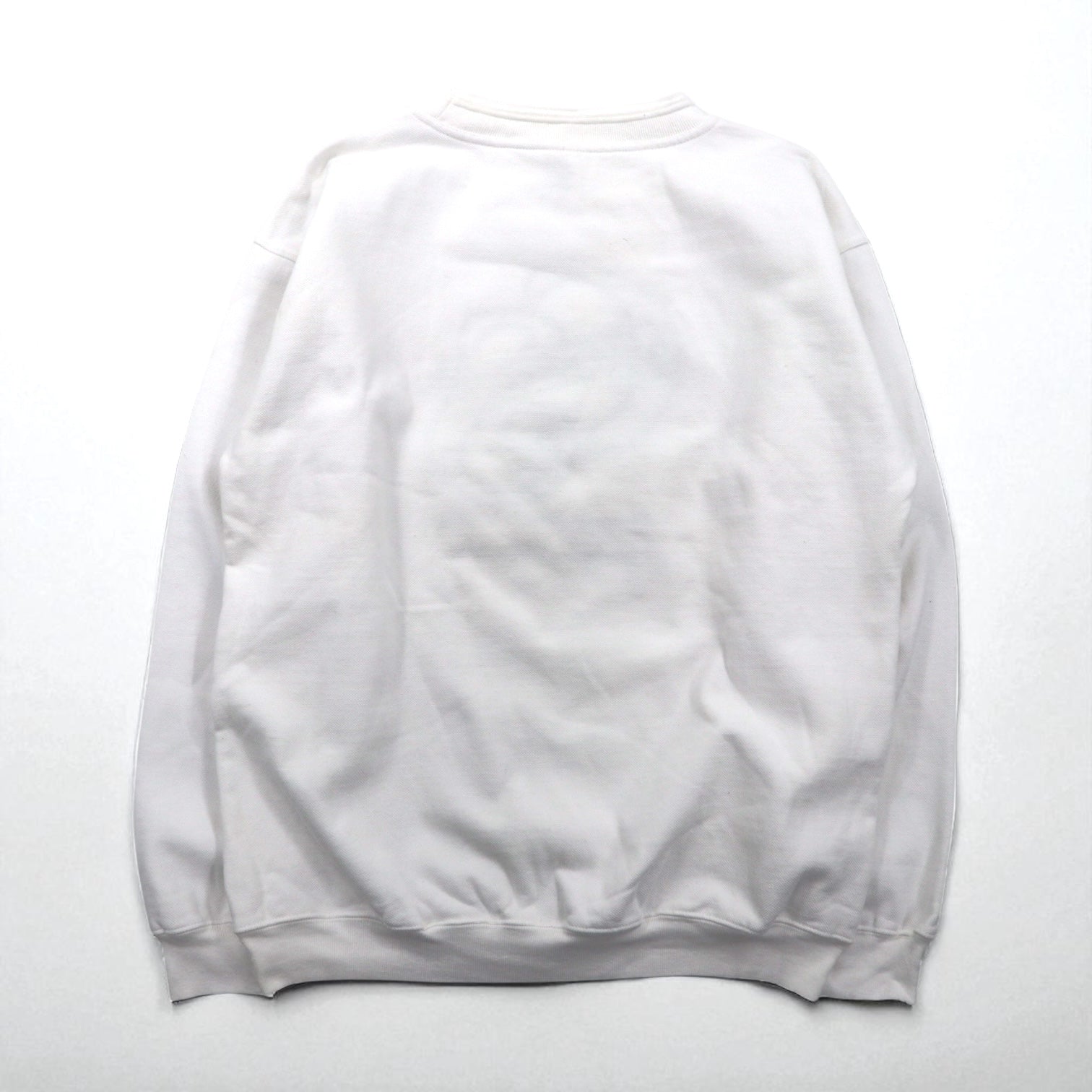 USA製 90年代 BAC PREMIER カレッジ刺繍 スウェット M ホワイト コットン 鹿の子 裏起毛 CELESTIAL