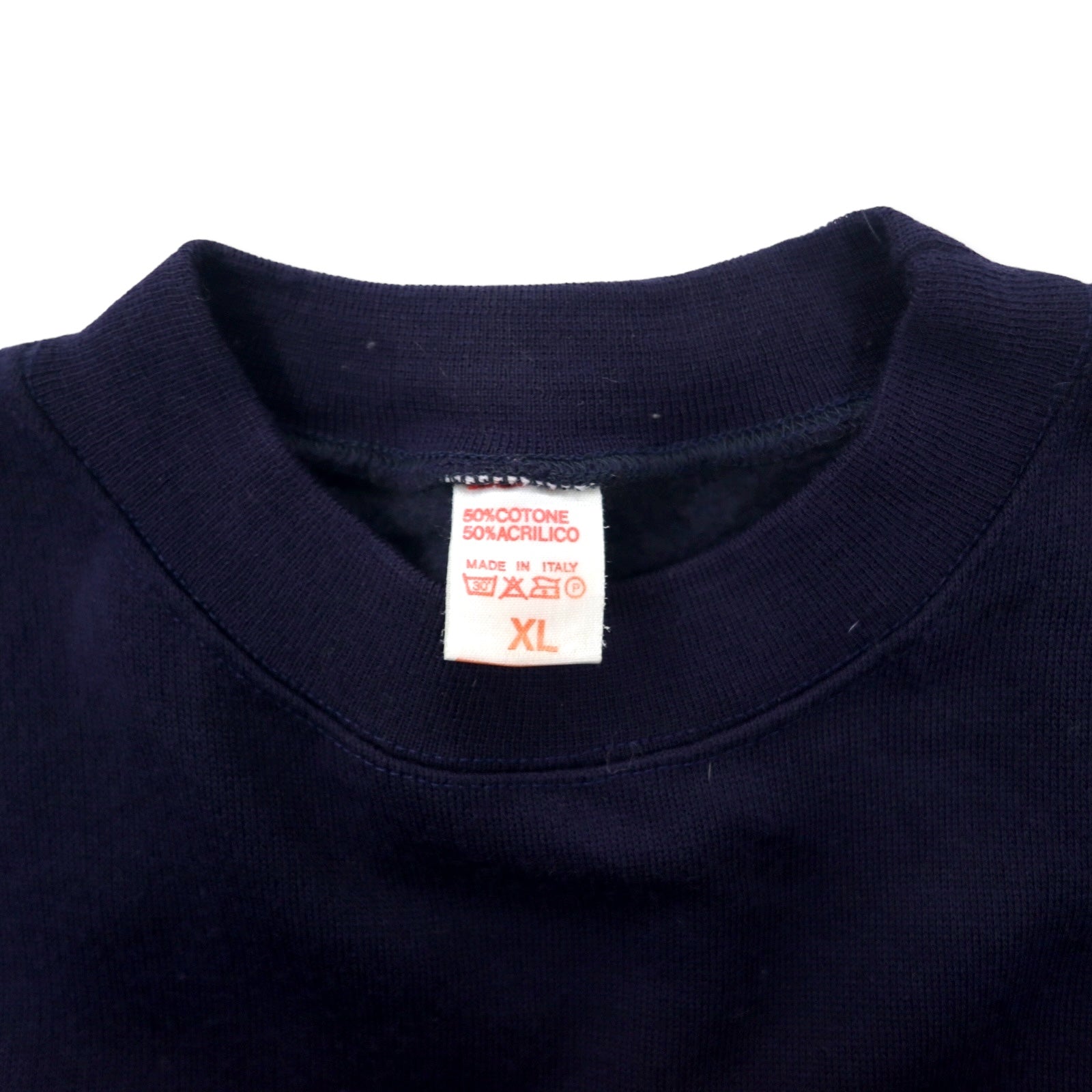 ARS Felpa ricamata da marinaio, Made in Italy, XL, blu navy, cotone, interno felpato, Ocean Majesty