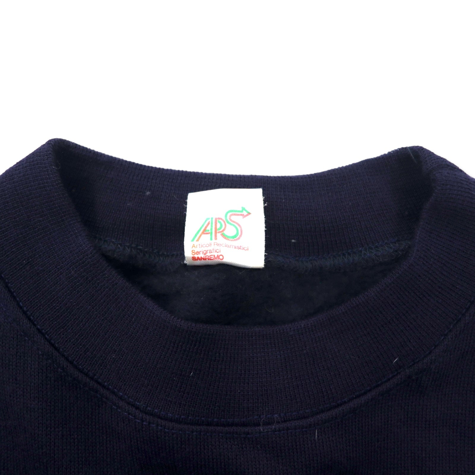ARS Felpa ricamata da marinaio, Made in Italy, XL, blu navy, cotone, interno felpato, Ocean Majesty