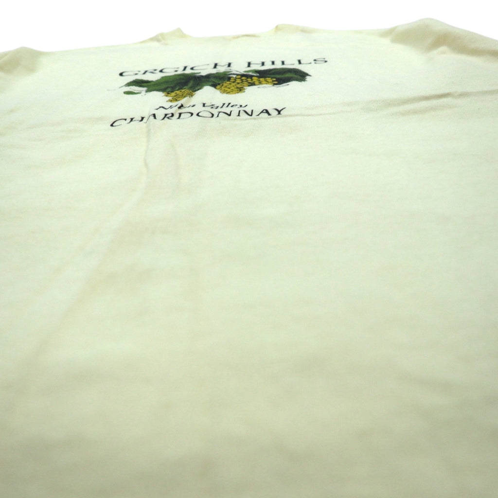 Hanes anni '80 Made in USA BEEFY-T Vintage T-shirt con cucitura singola XL Giallo GRGICH HILLS