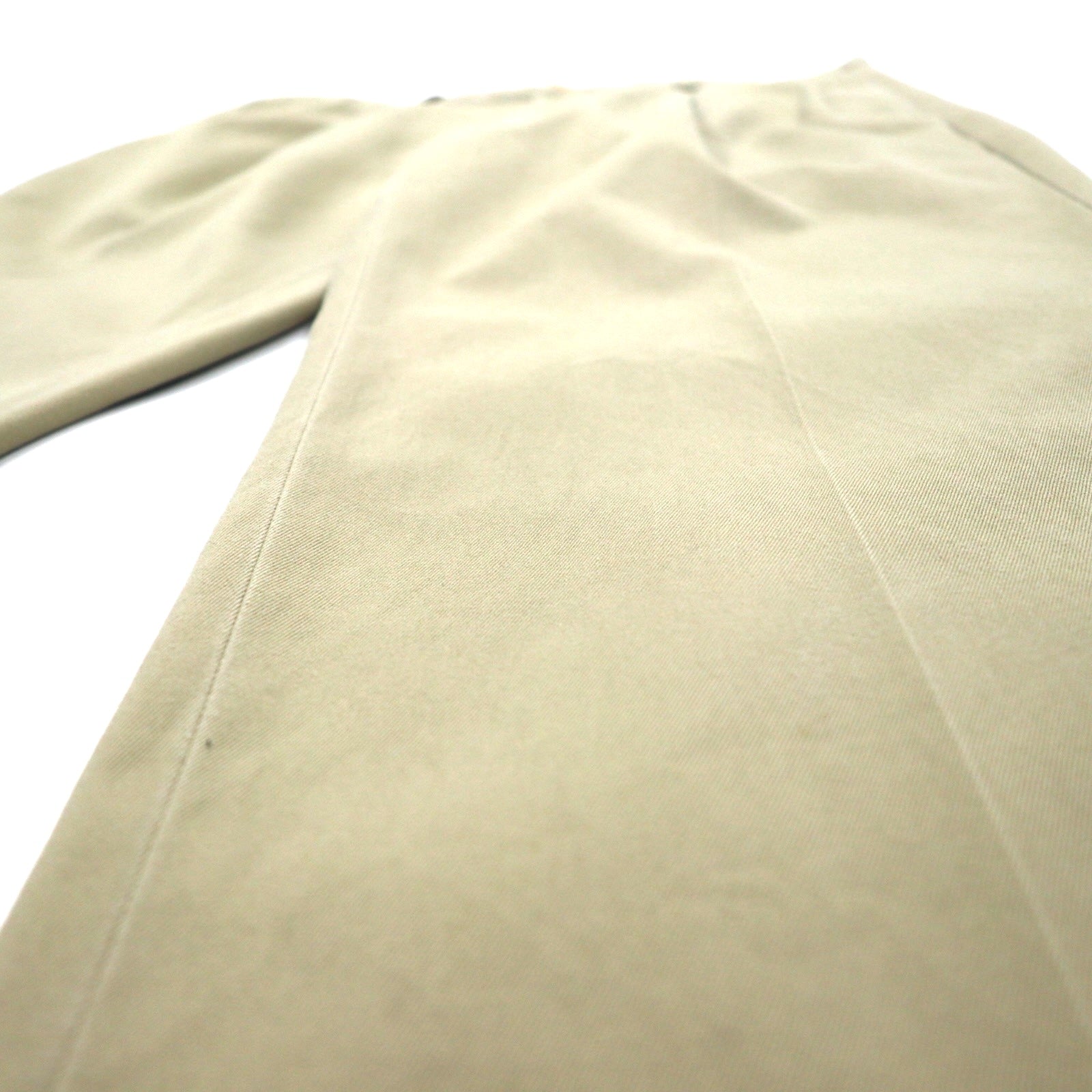 NAUTICA Pantaloni Chino Ampi con Pinces L Beige CLASSIC FIT Cotone RIGGER
