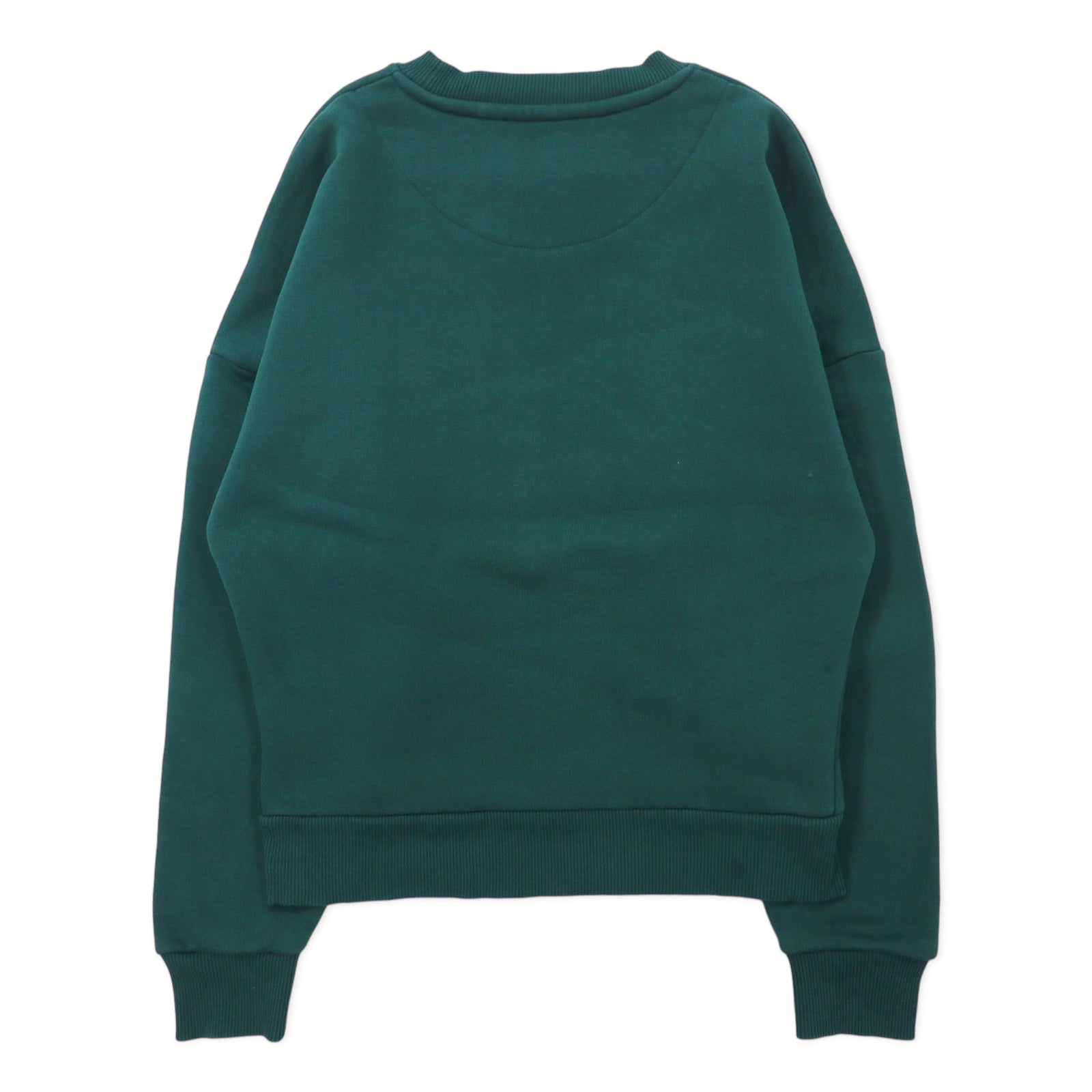 karl kani jeans Felpa a spalla scesa XS verde cotone taglio corto