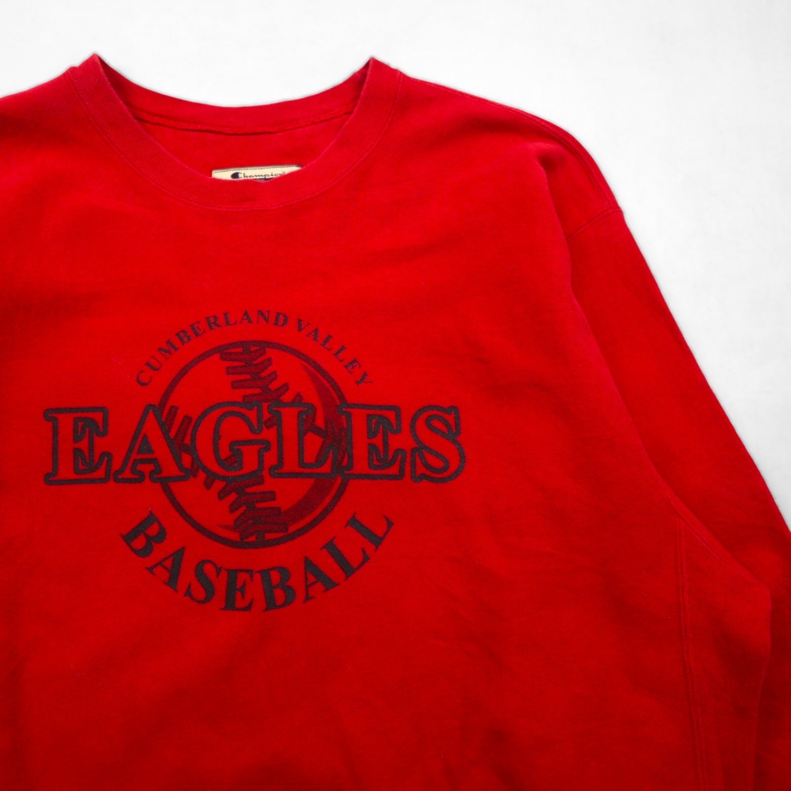 Champion Reverse Weave PREMIUM REVERSE WEAVE Felpa XL Rosso Felpato Baseball EAGLES BASEBALL