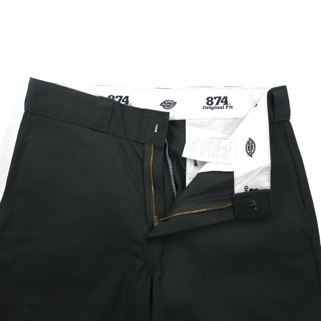 Dickies 874 Chino Work Pants M Kaki Poliestere Cotone Prodotto in Honduras