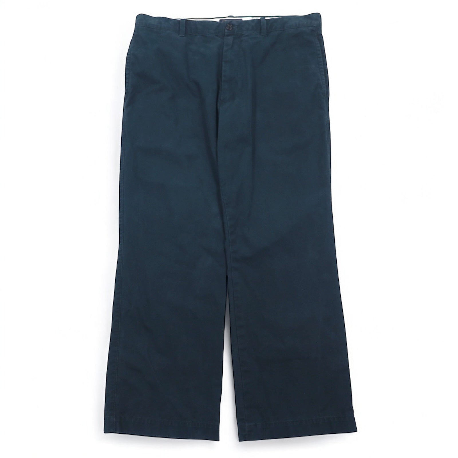 BANANA REPUBLIC Chino larghi 35 verde muschio cotone BOOT FIT