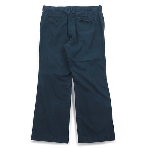 BANANA REPUBLIC Chino larghi 35 verde muschio cotone BOOT FIT