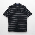 POLO GOLF RALPH LAUREN Polo in cotone Pima M Nero Righe Ricamo piccolo pony Perù