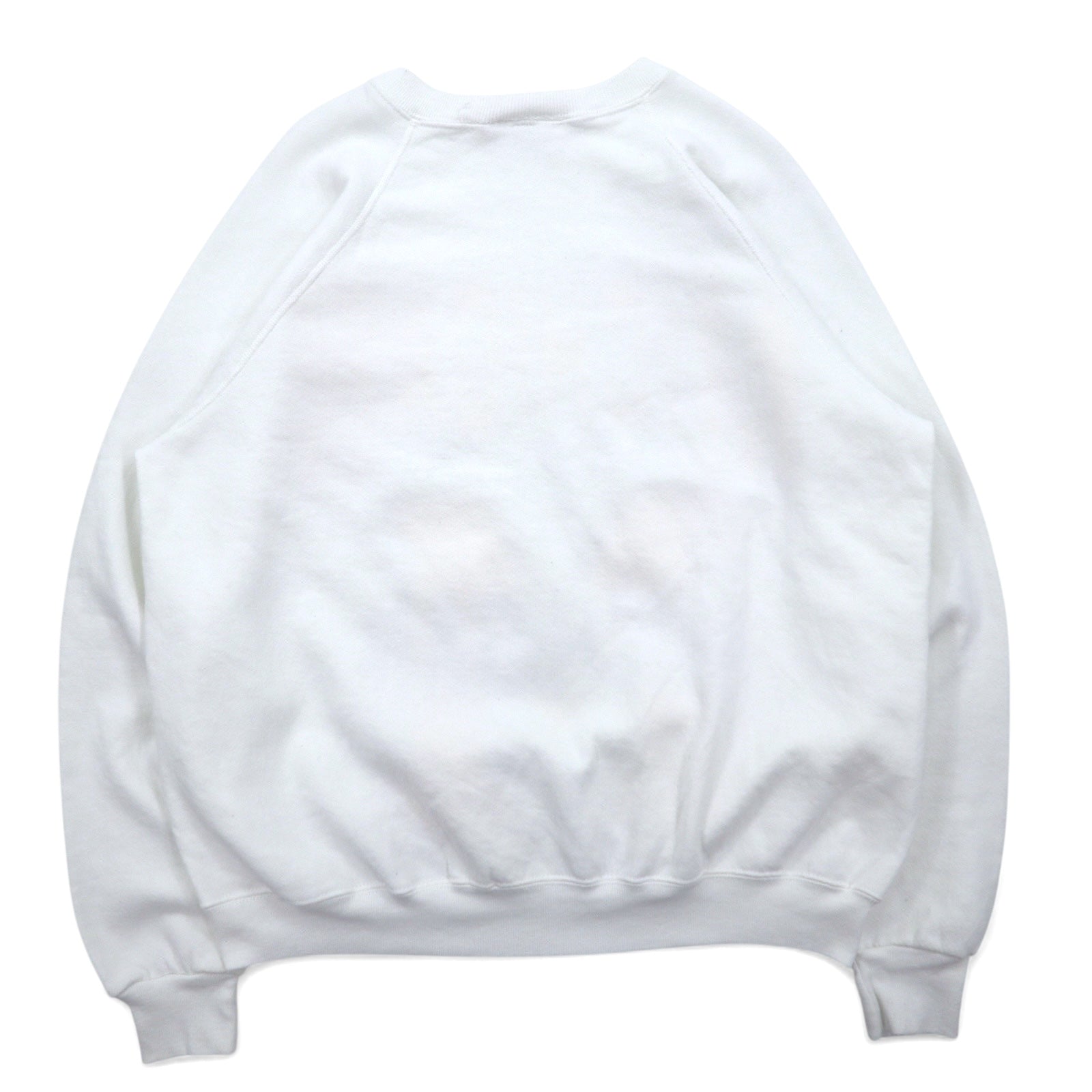LEE 90年代 USA製 カレッジプリント スウェット 2XL ホワイト コットン MICHIGAN