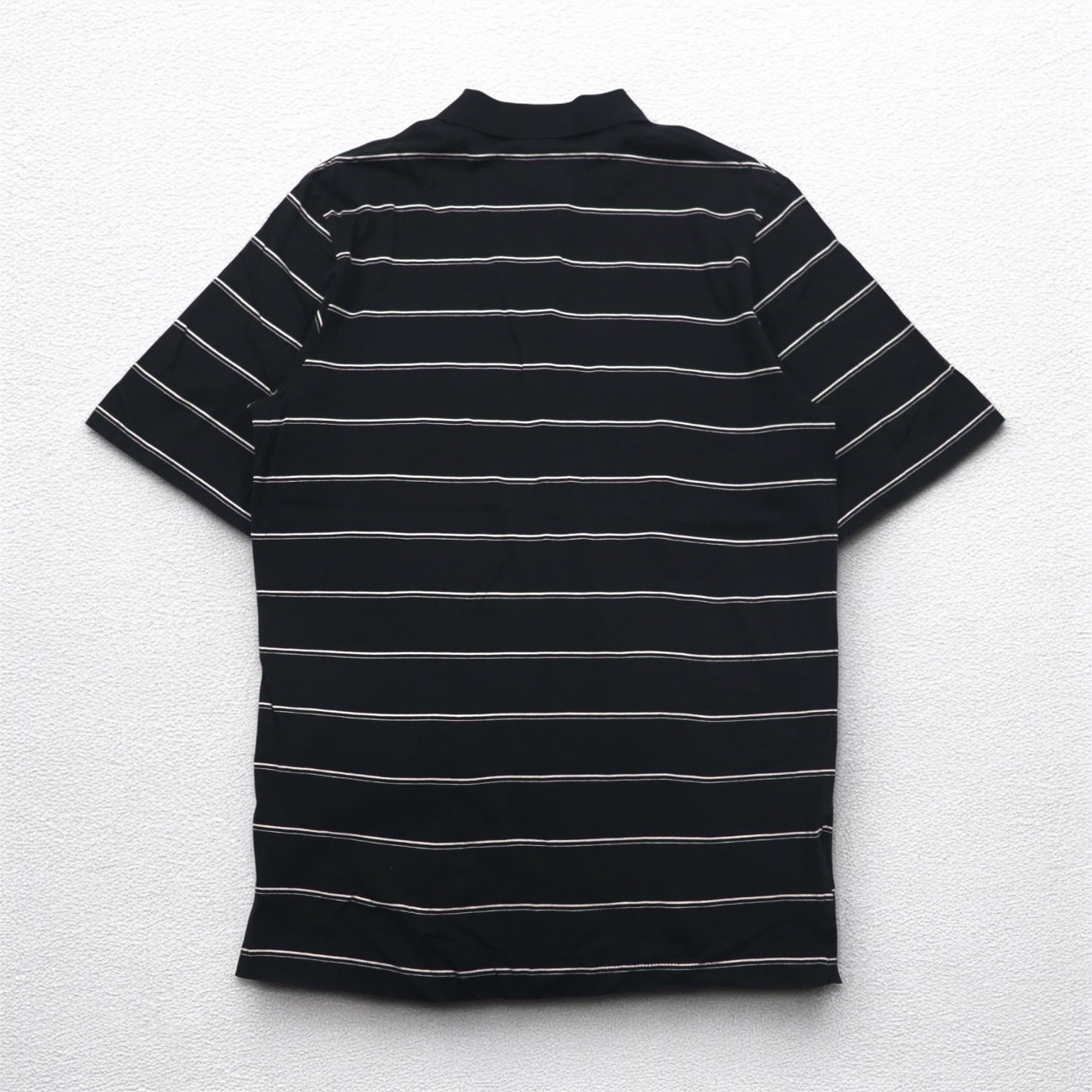 POLO GOLF RALPH LAUREN Polo in cotone Pima M Nero Righe Ricamo piccolo pony Perù