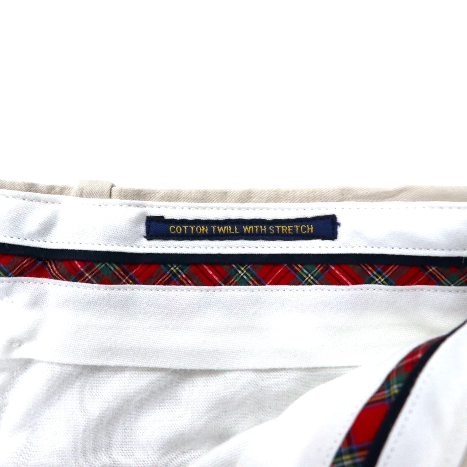 POLO GOLF RALPH LAUREN Polo Chino Shorts Pantaloncini 34 Beige Cotone Stretch COTTON TWILL WITH STRETCH