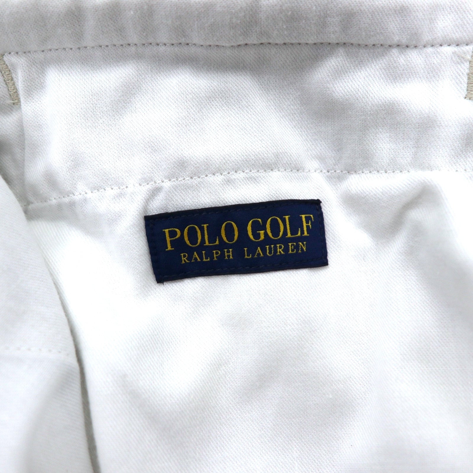 POLO GOLF RALPH LAUREN Polo Chino Shorts Pantaloncini 34 Beige Cotone Stretch COTTON TWILL WITH STRETCH