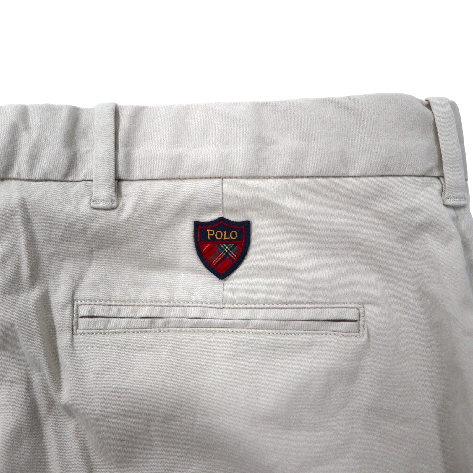 POLO GOLF RALPH LAUREN Polo Chino Shorts Pantaloncini 34 Beige Cotone Stretch COTTON TWILL WITH STRETCH