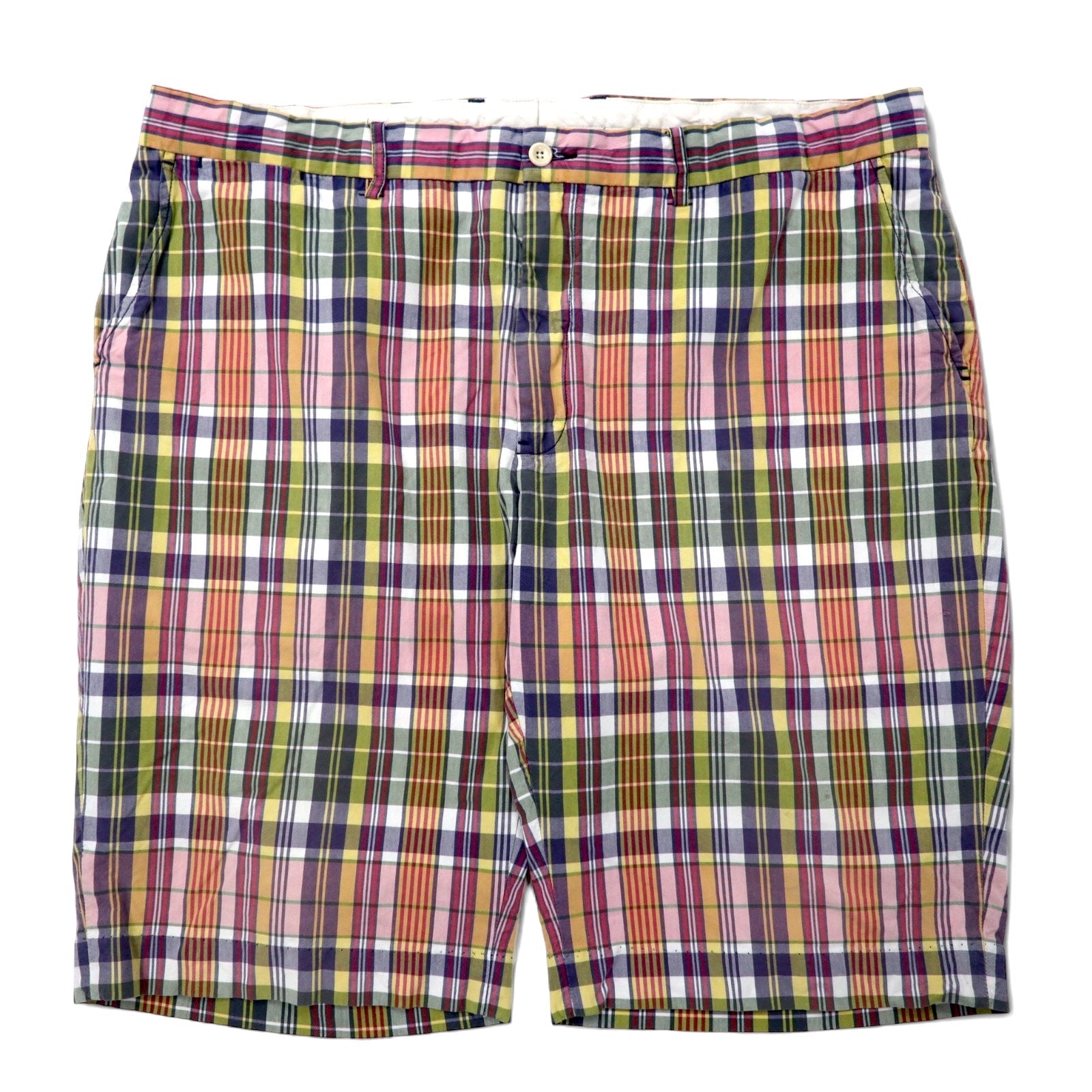 Polo by Ralph Lauren Pantaloncini Madras quadri, multicolore, in cotone, taglia 40