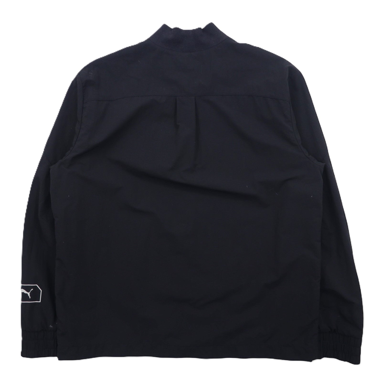 PUMA Giacca a vento in tessuto L Nero Nylon Logo 581075