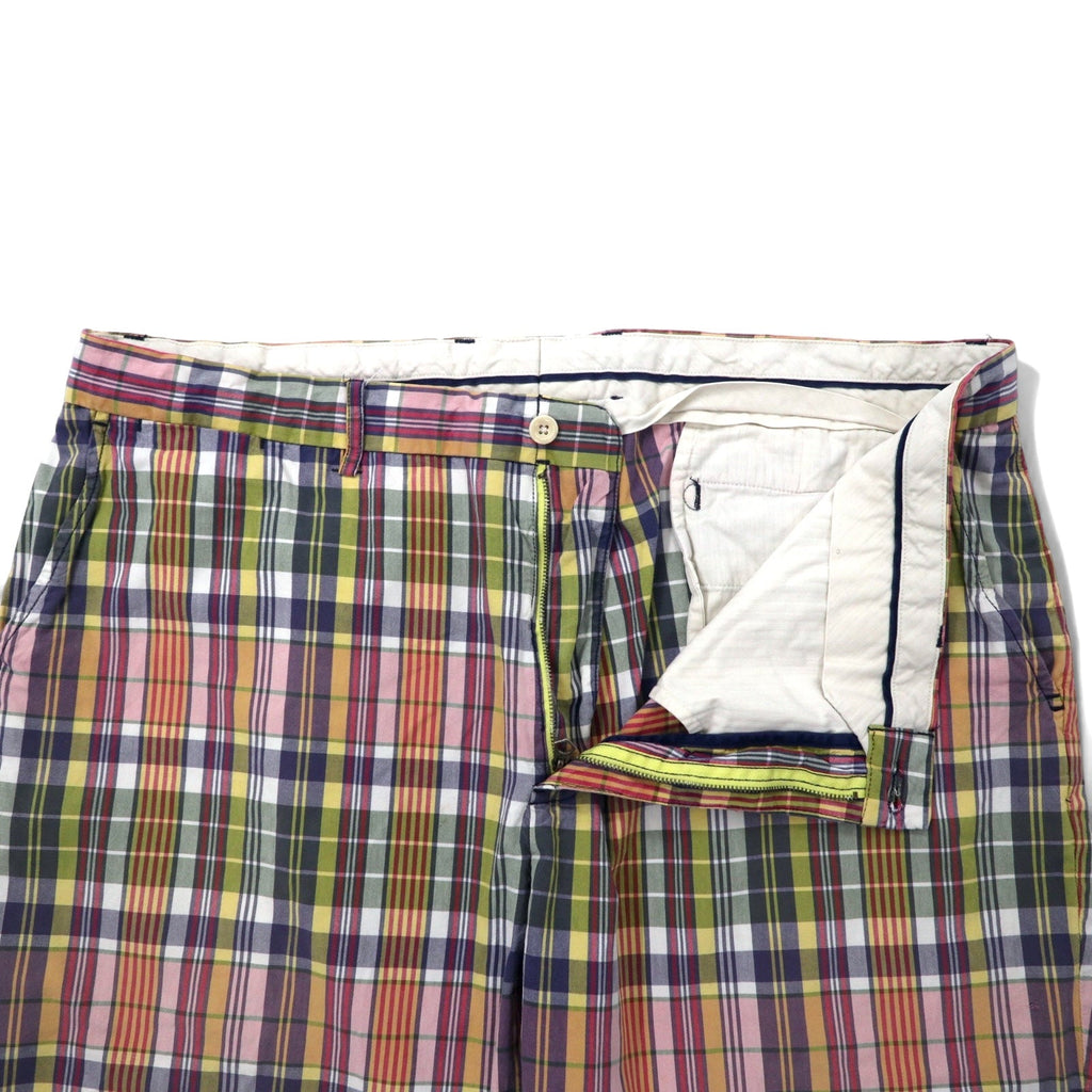 Polo by Ralph Lauren マドラスチェック ショートパンツ ハーフパンツ 40 マルチカラー コットン
