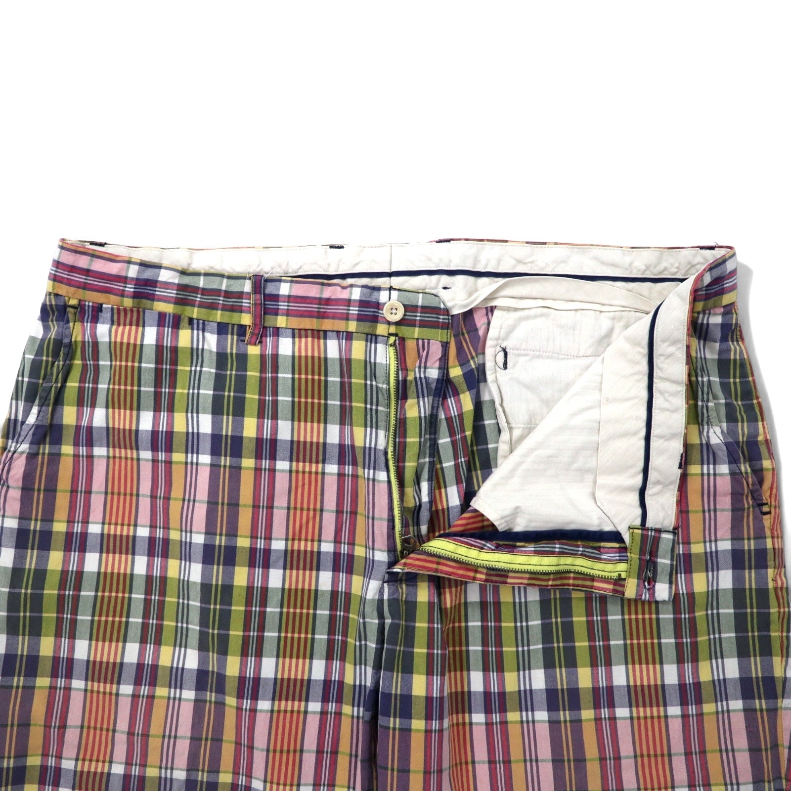 Polo by Ralph Lauren Pantaloncini Madras quadri, multicolore, in cotone, taglia 40