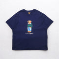 POLO RALPH LAUREN T-Shirt Polo Bear 2XL Navy Cotone Big Size