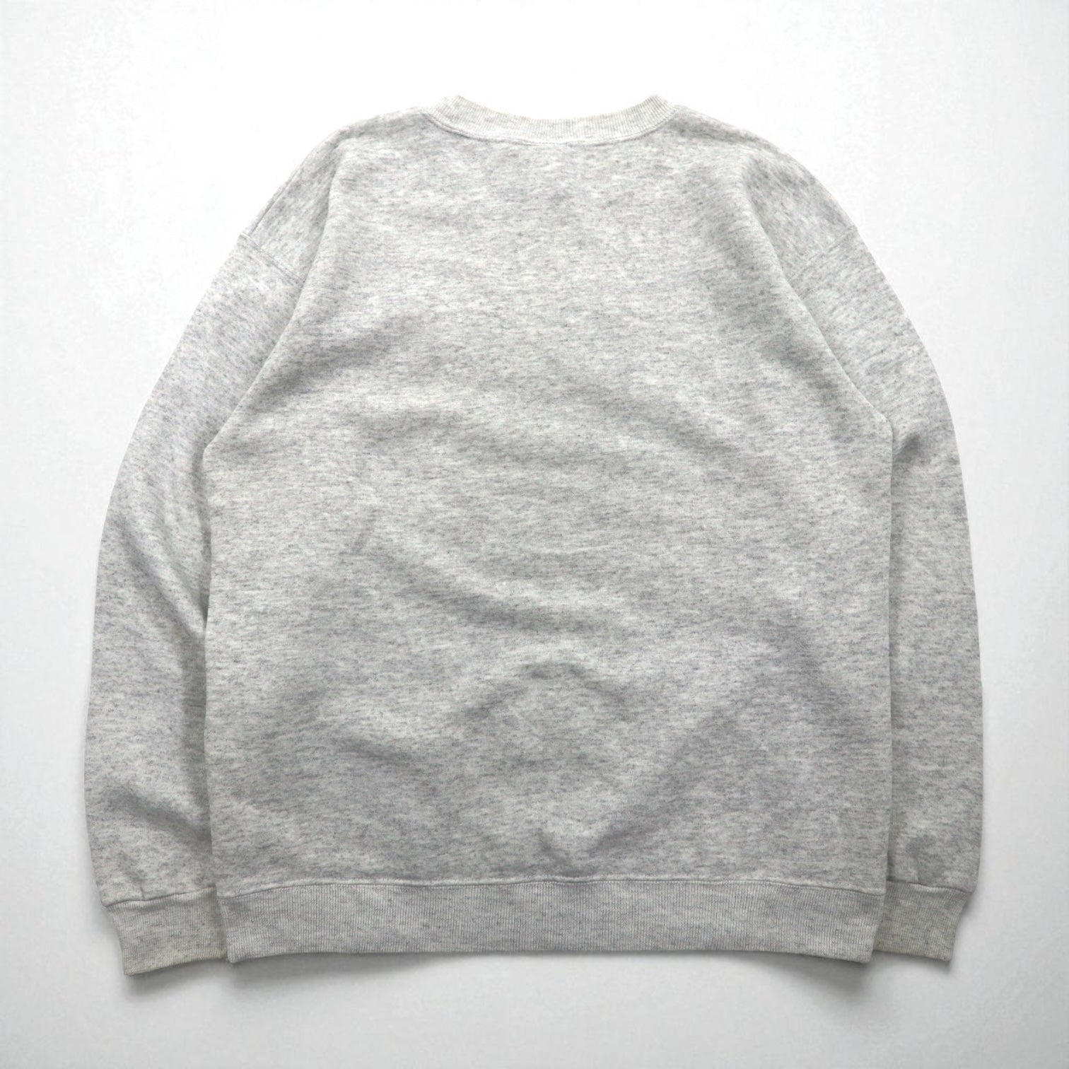 JC PENNEY Anni '90 Made in USA Felpa girocollo L Grigio tinta unita Ricamo con logo delle Olimpiadi USA