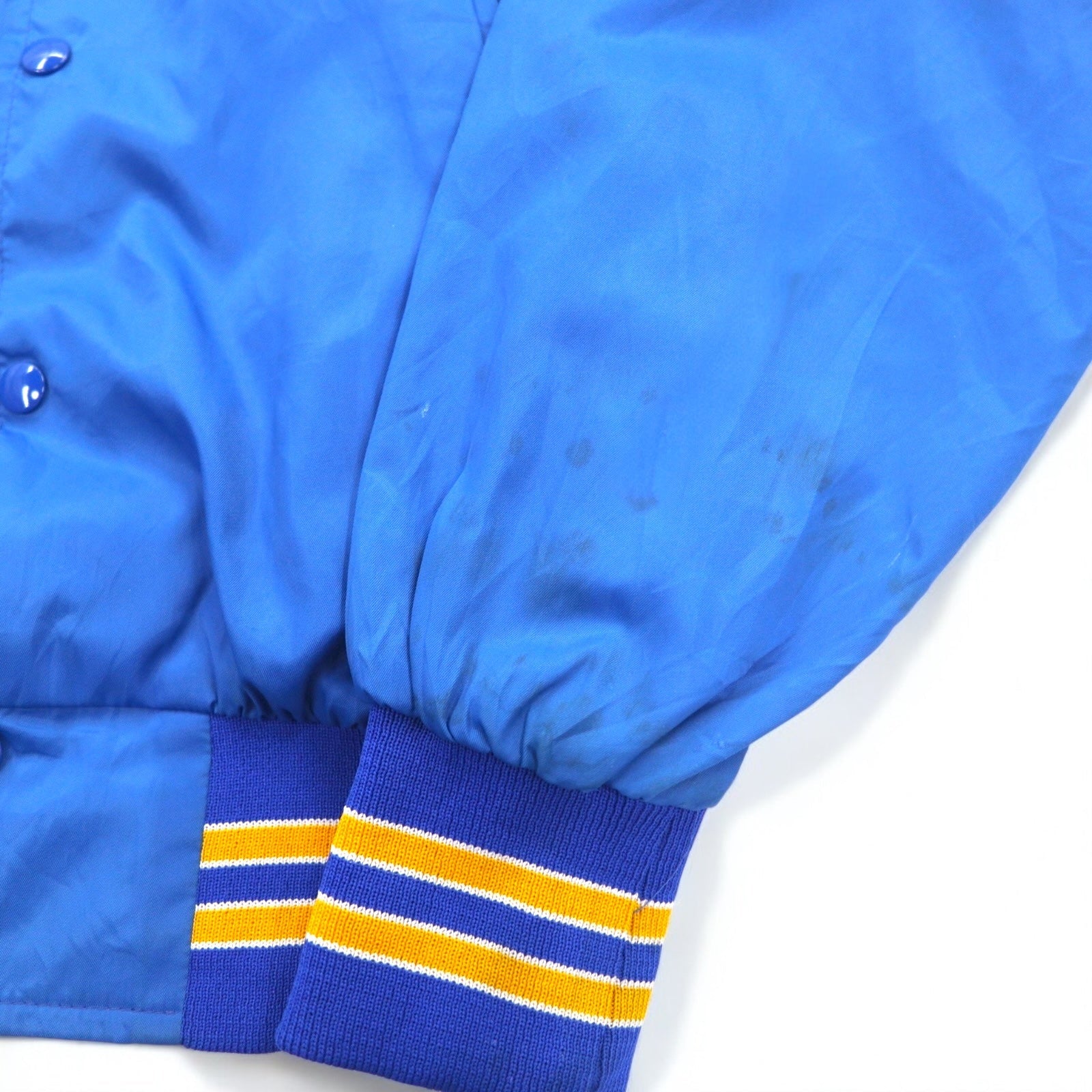 Stadio in nylon PROSTOCK anni '90, taglia L, blu, con ricamo LEGION sul petto