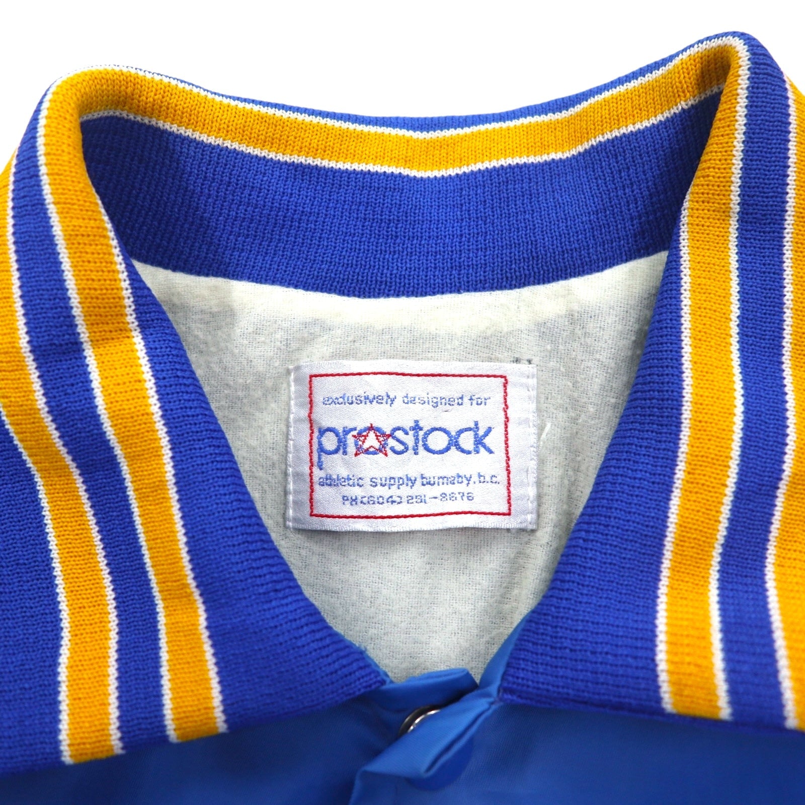 Stadio in nylon PROSTOCK anni '90, taglia L, blu, con ricamo LEGION sul petto