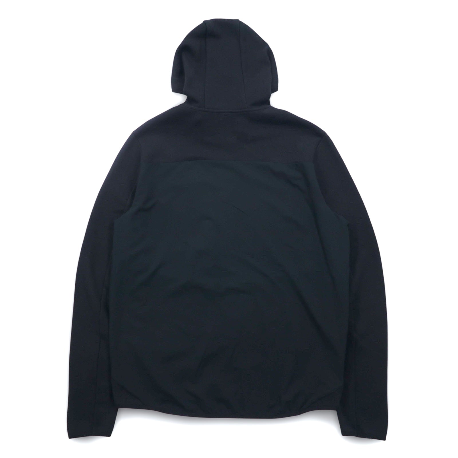 Felpa con cappuccio full zip C9 by Champion, taglia L, colore nero, cotone poliestere