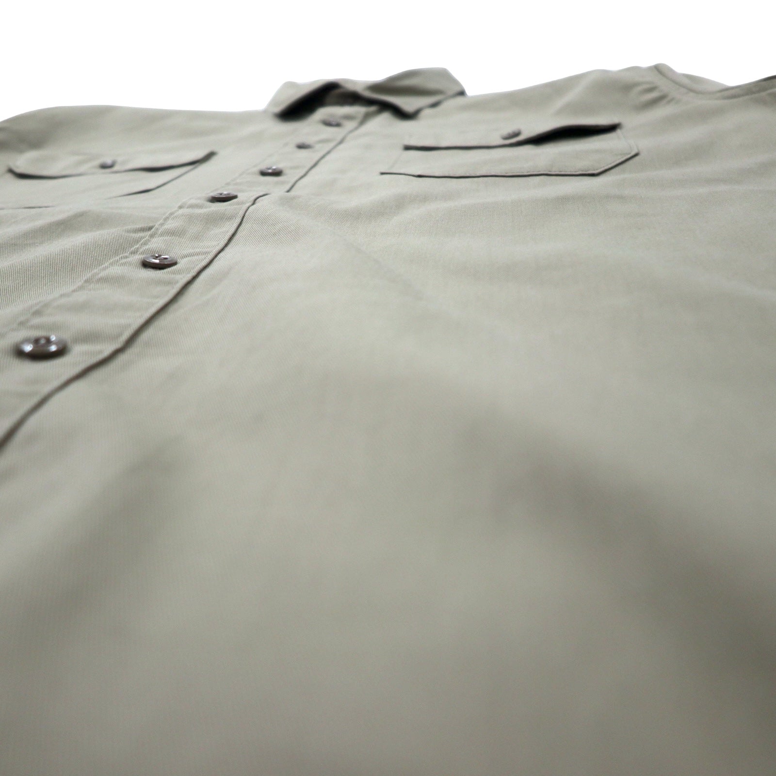carhartt 半袖 ワークシャツ 2XL ベージュ ポリエステル コットン ビッグサイズ Twill S/S Work Shirt S223 KHI